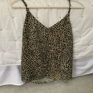 Cupcakes and cashmere Cheetah print cami NWT